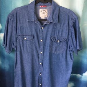 Iron and Resin denim shirt L